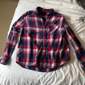 Flannel shirt | Soft/Cozy | Red/White/Blue | Small